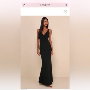 Lulus Melora Black Sleeveless Maxi Dress- Small